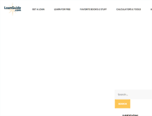 Tablet Screenshot of loanguide.com